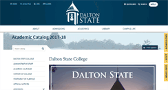 Desktop Screenshot of catalog.daltonstate.edu